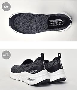 Amazon | Skechers アーチフィット クイック ストライド スリッポン